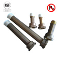 NSF61 certificate free lead bronze meter coupling